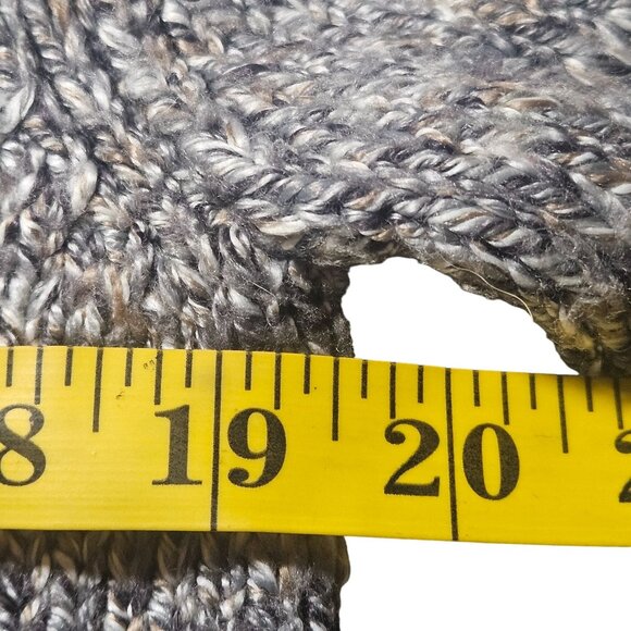 Trouvé Women’s Cropped Sweater Gray Zip M Minimalist Academia Espressocore - Picture 10 of 12